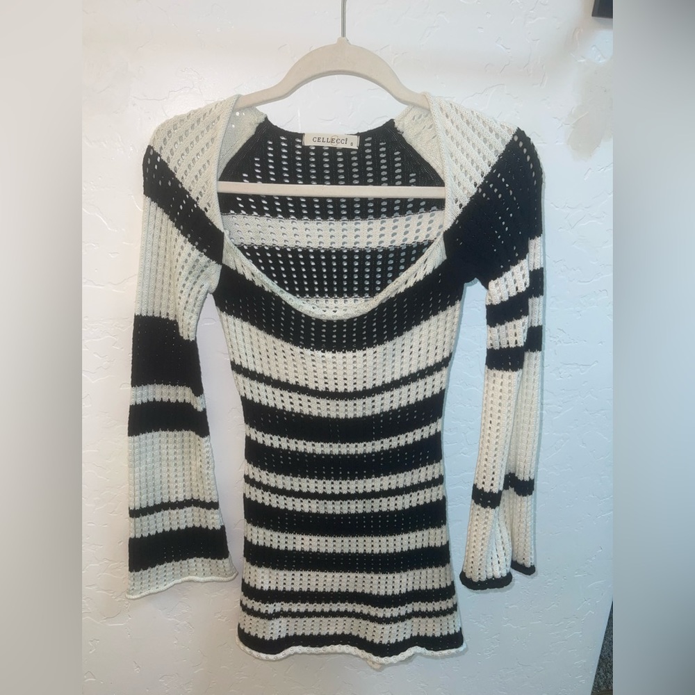 Miss Lola mini crochet dress